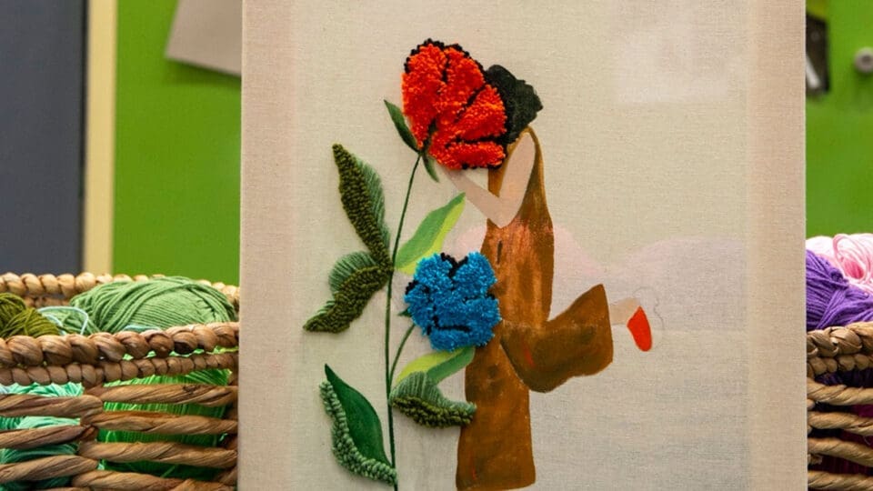 punch needle acryl workshop